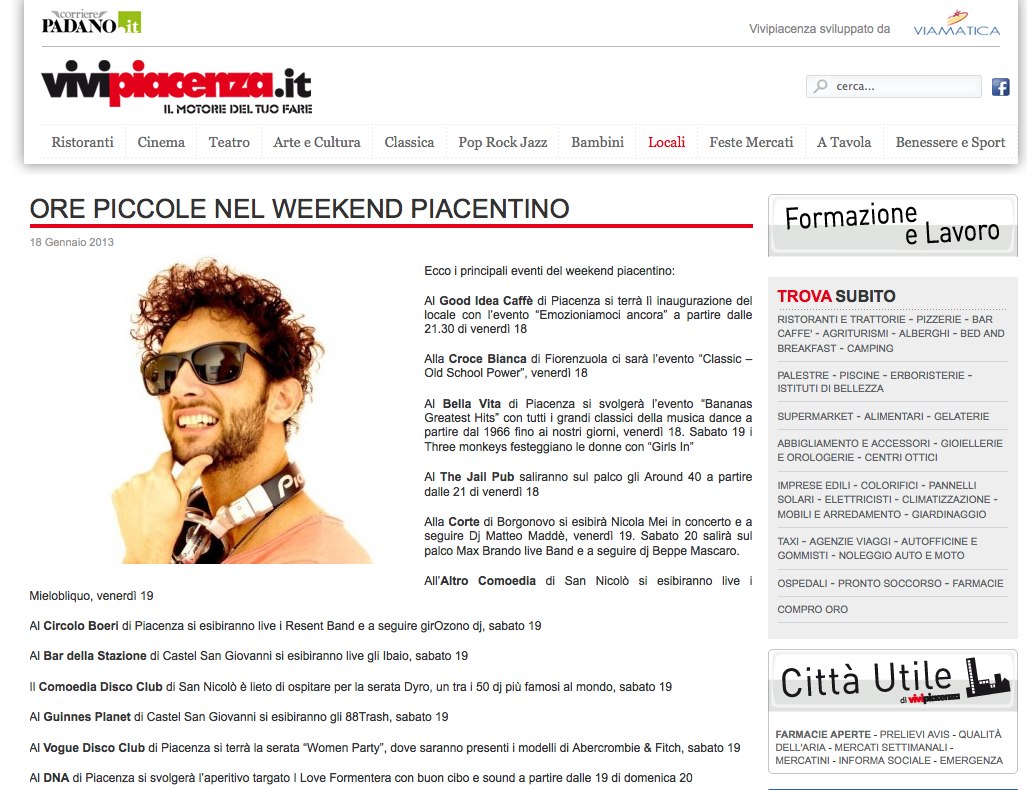 matteo maddè deejay e producer piacenza Matteo Maddè